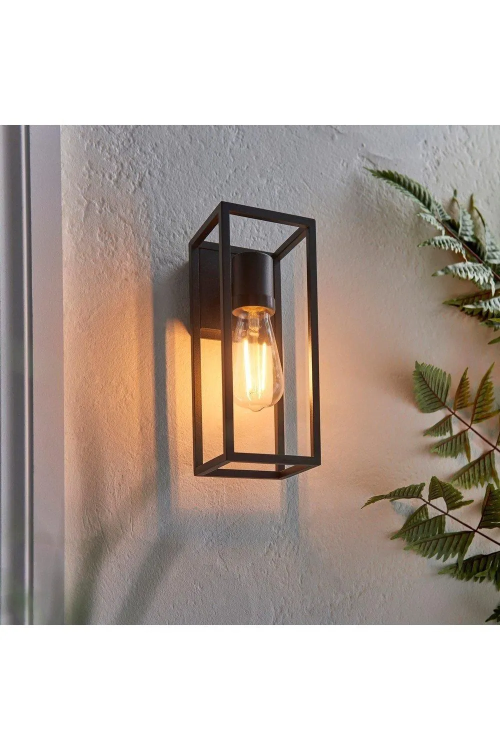 Netlighting Herbert Non Automatic Wall Lamp Textured Black 2