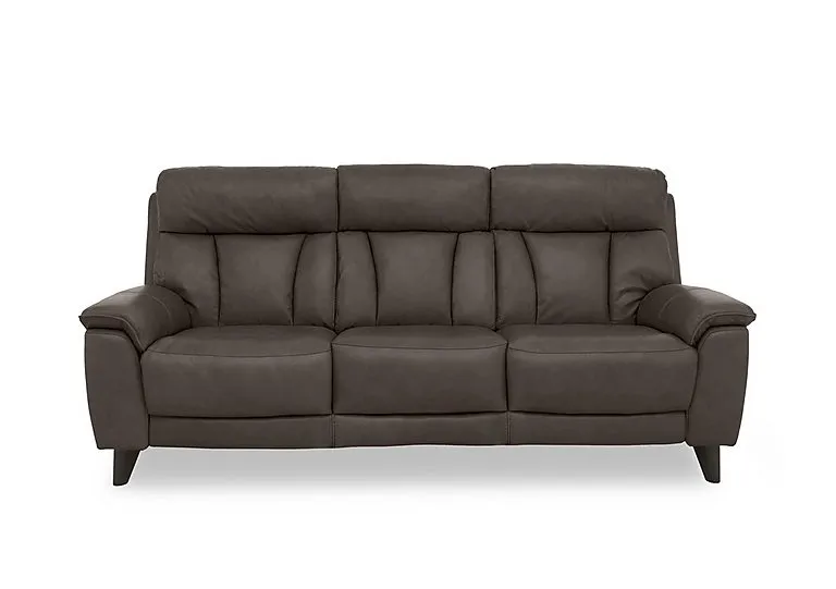 Dreamer 3 Seater Leather Sofa - Dark Chocolate