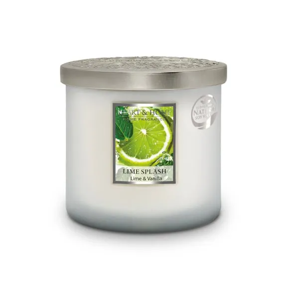 Heart and Home Ellipse Lime Splash Multi Wick Candle 2