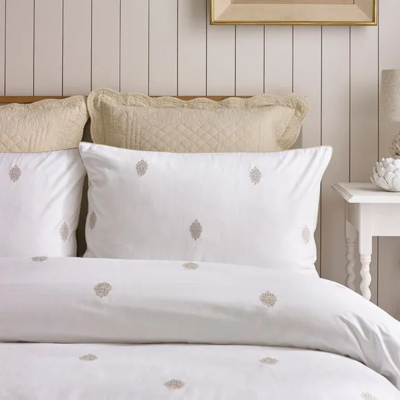 Dorma Charleton 100% Cotton Duvet Cover & Pillowcase Set 2