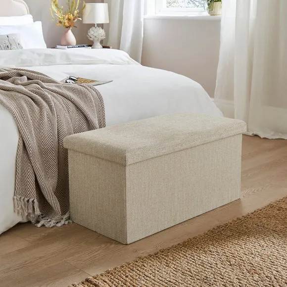 Herringbone Rectangle Ottoman 1