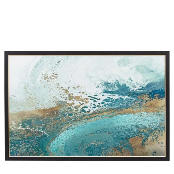 Cedar & Sage Lagoon Framed Canvas 6