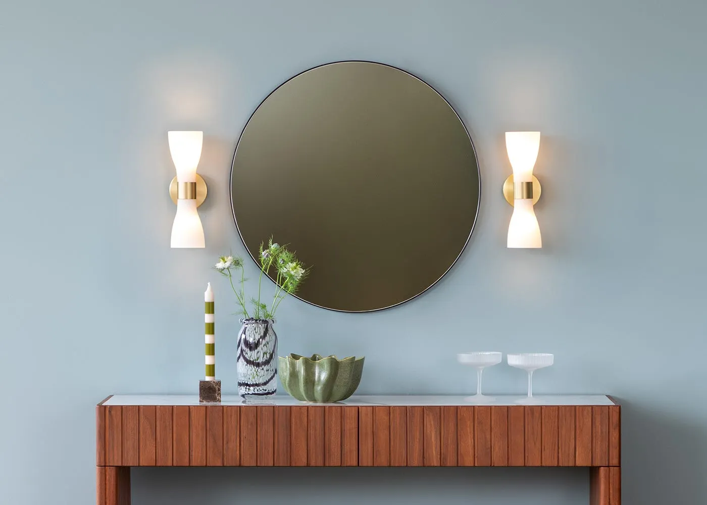 Heal's Fine Edge Mirror Round 35cm Silver 2
