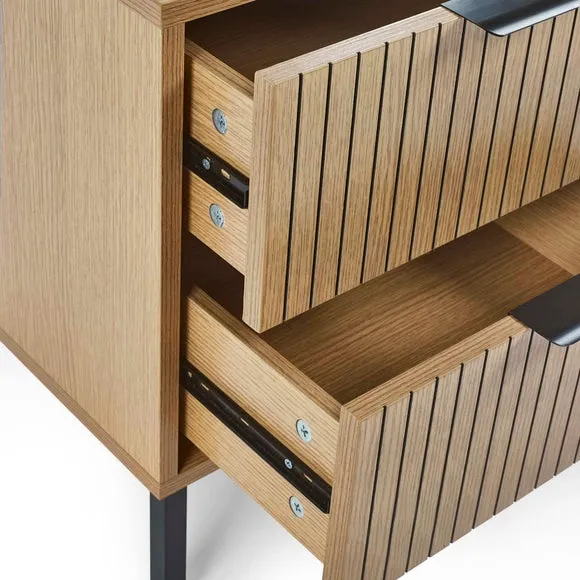Sia 2 Drawer Bedside Table 6