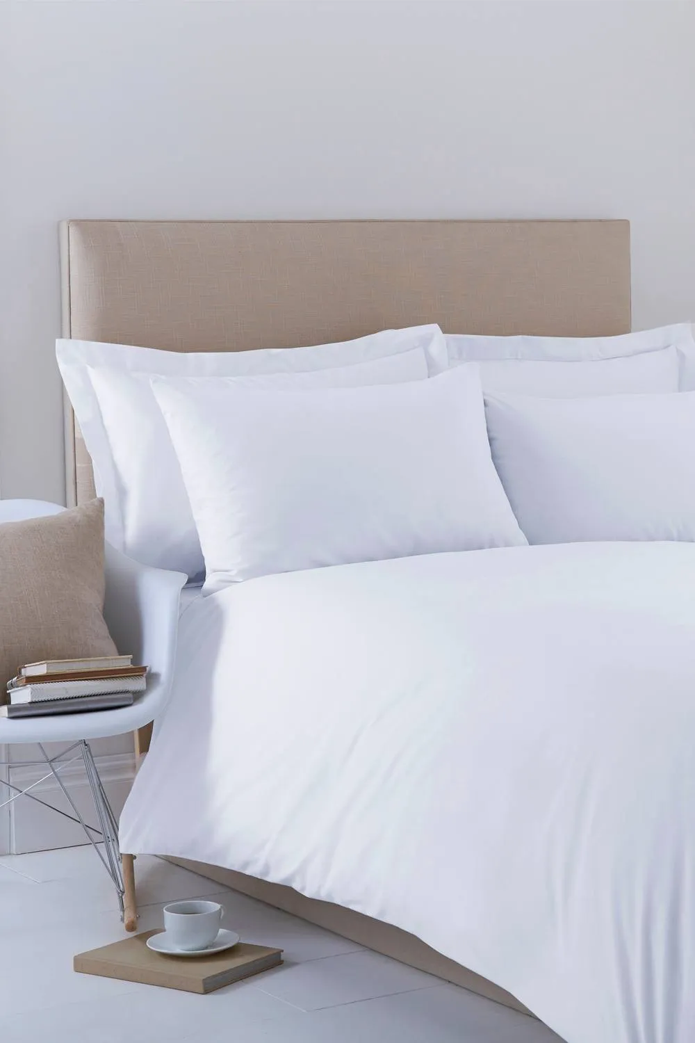 Martex Percale Duvet Cover Set in White