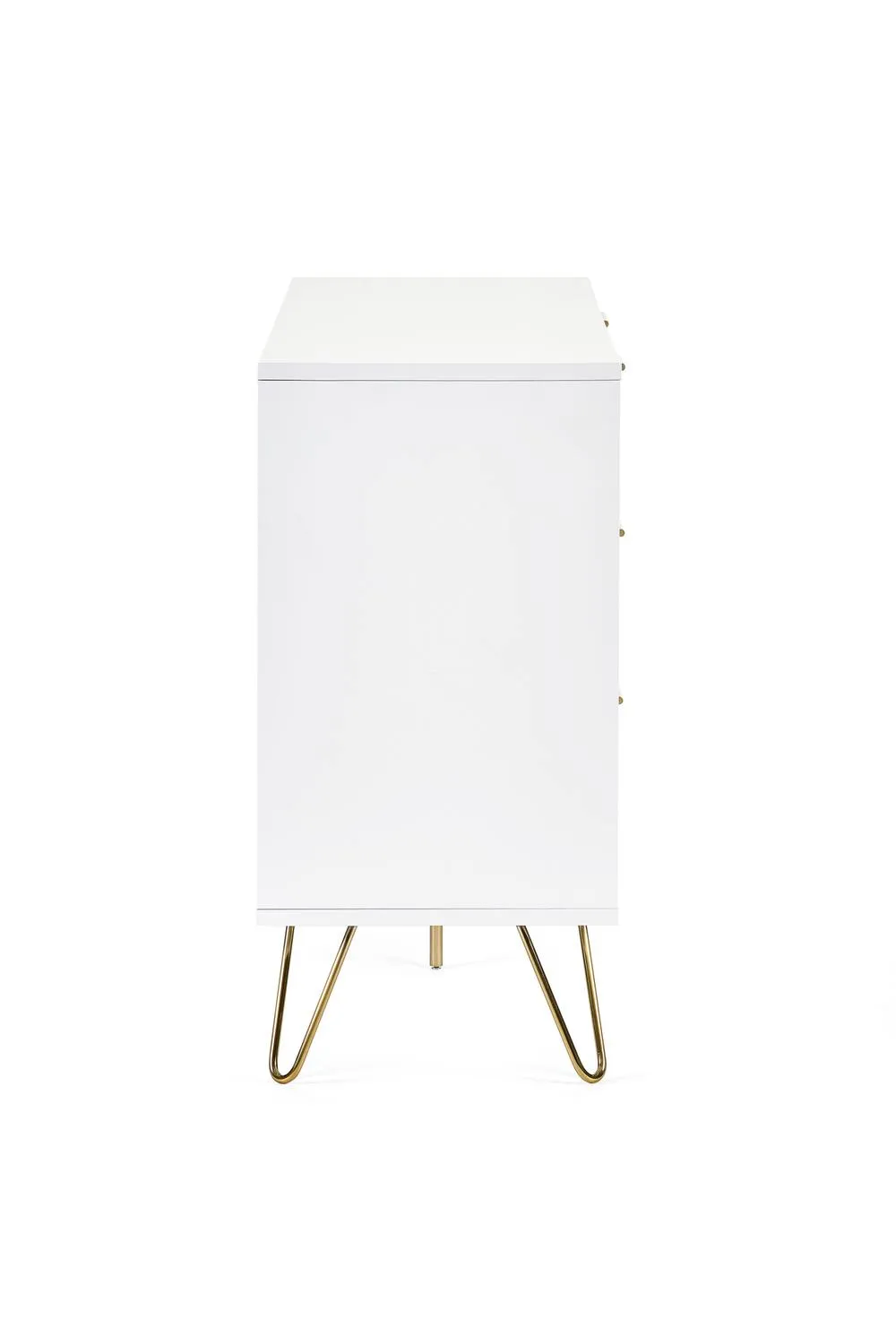 Julian Bowen Murano 6 Drawer Wide Chest in White 6