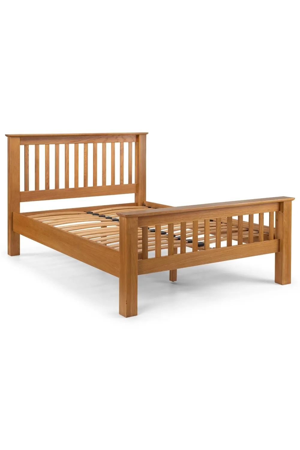 Julian Bowen Amsterdam High Footend Solid Oak Bed in Natural 4