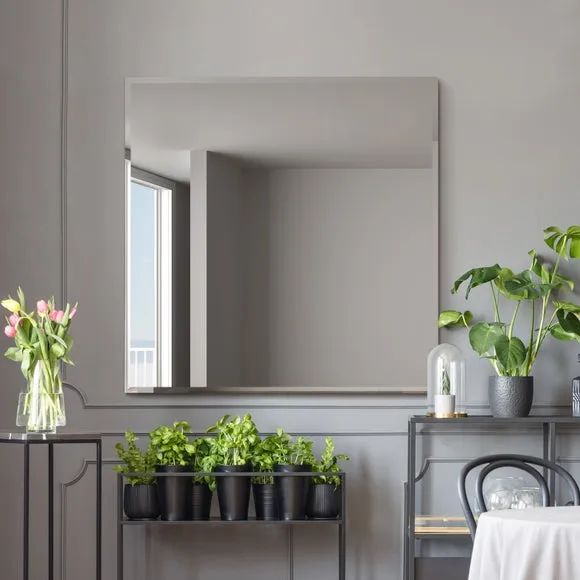 Moderni Bevelled Square Wall Mirror 1