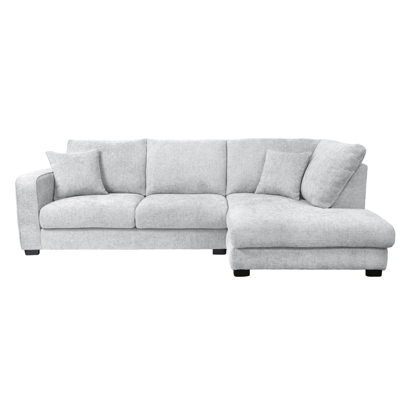 Carson Deep Sit Chunky Chenille Corner Sofa