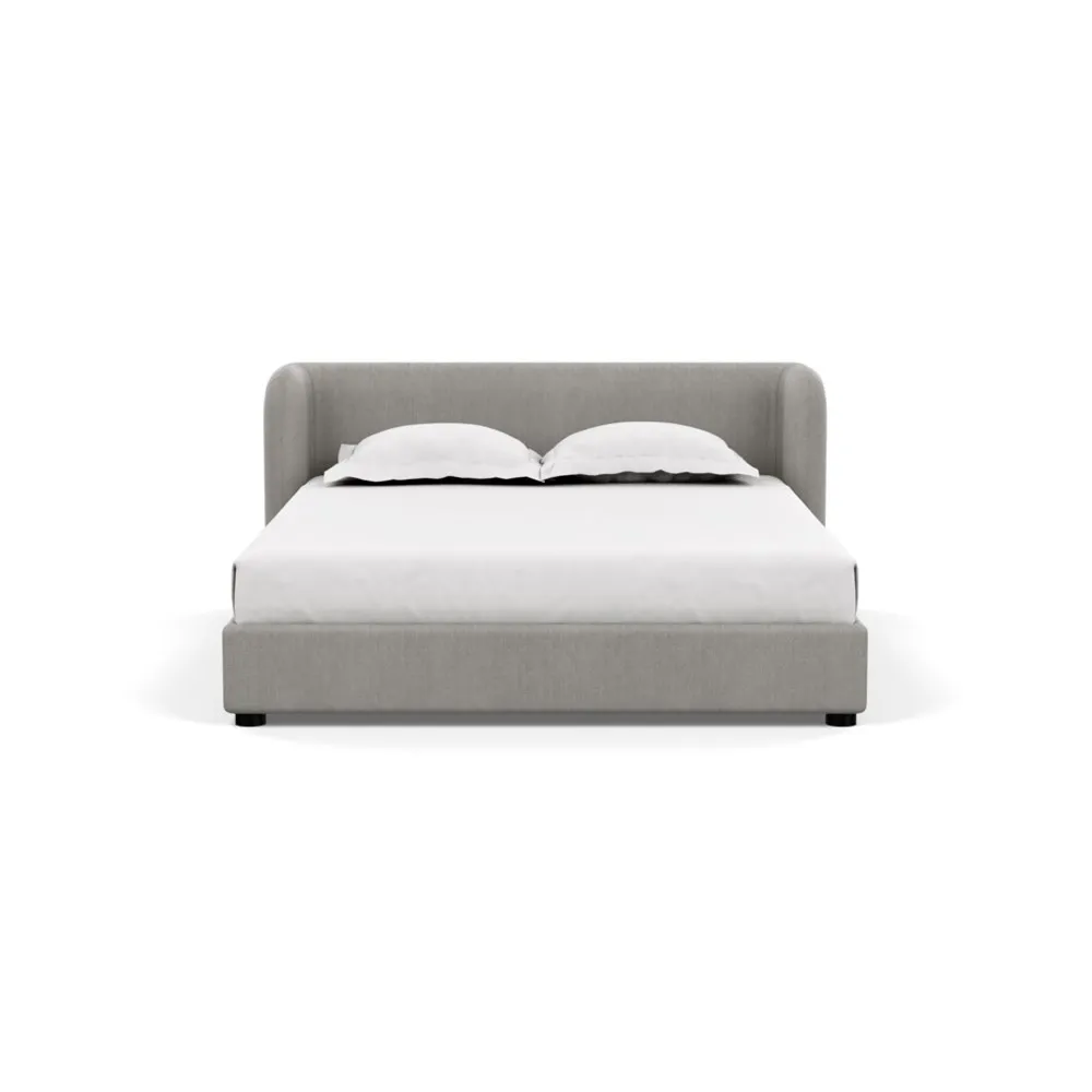 Heal's Group Bed King Texture Pale Grey