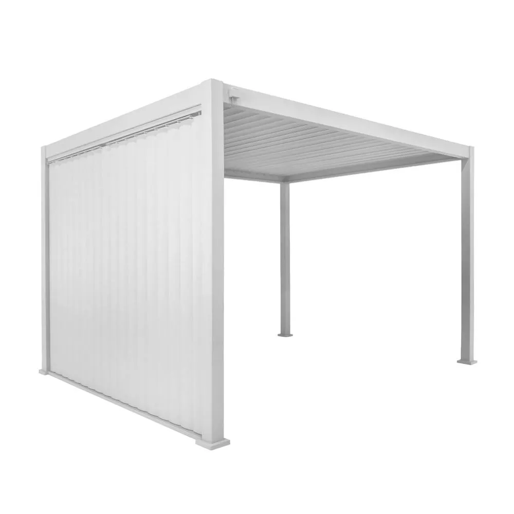 sweeek Vertical adjustable louver panel 3m for Triomphe pergola 3x3m V2 4x3m in White 5