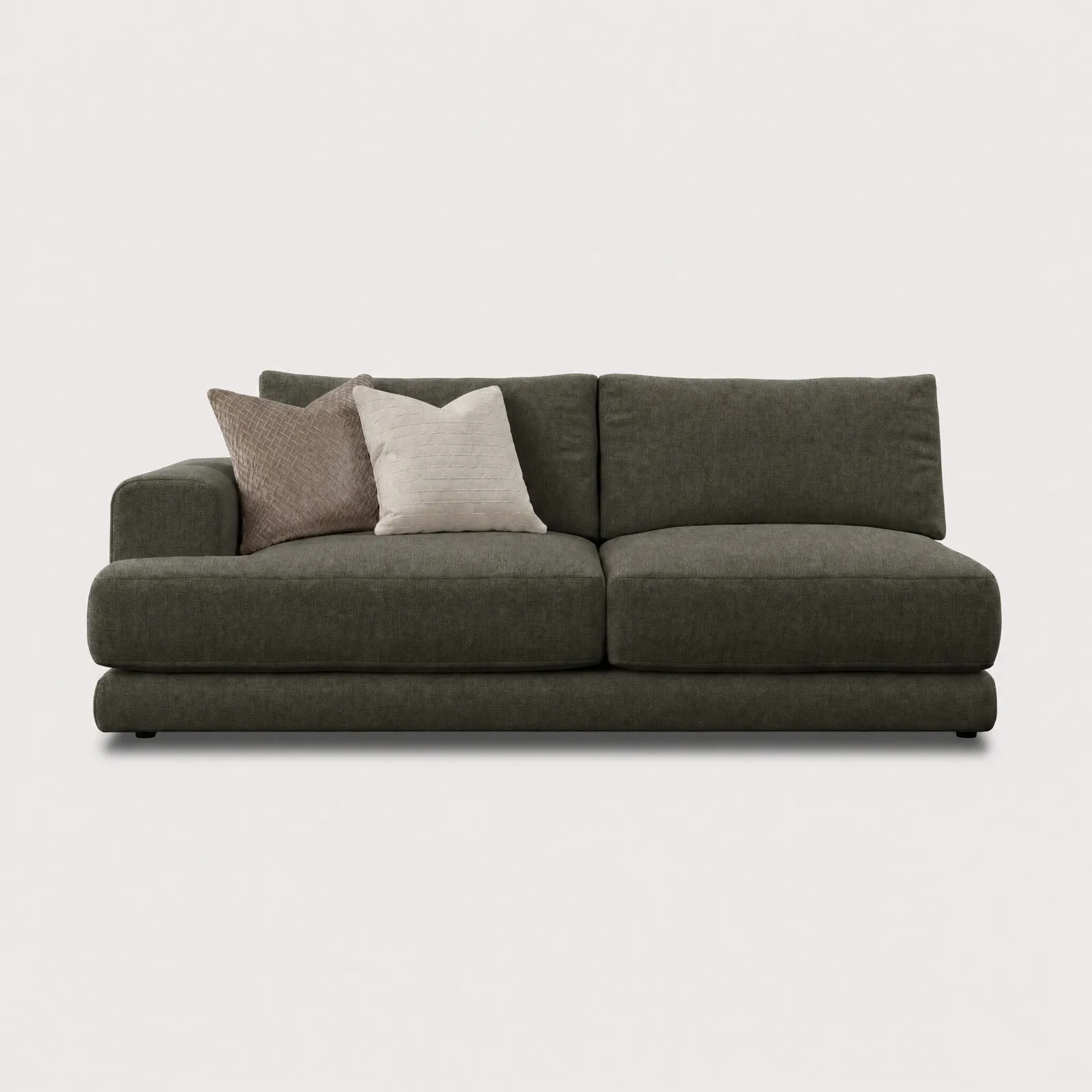 Lomax 1 Arm Large Sofa Lhf, Green | Barker & Stonehouse 1