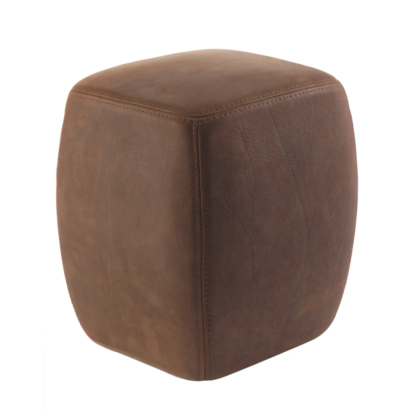 Riva 1920 Betty Pouf Chocolate Leather