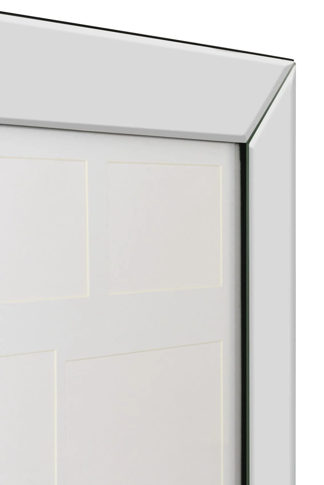 MirrorOutlet Vista All Glass Elegant Collage Picture Frame 107 x 76 CM in Silver 5
