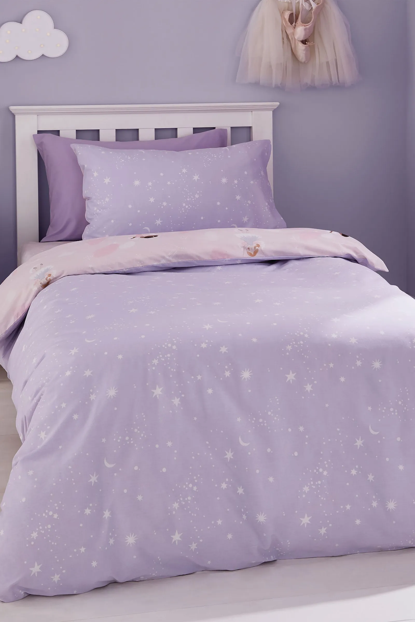 Catherine Lansfield 'Dancing Fairies' Duvet Cover Set in Pink 2