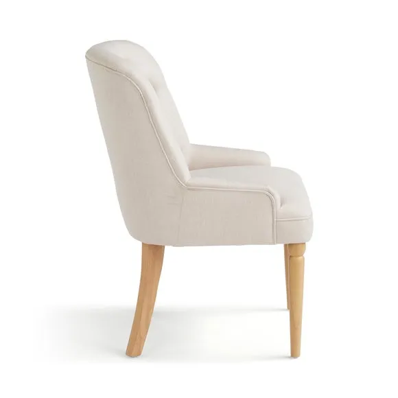 Beatrice Button Back Dining Chair, Fabric 6