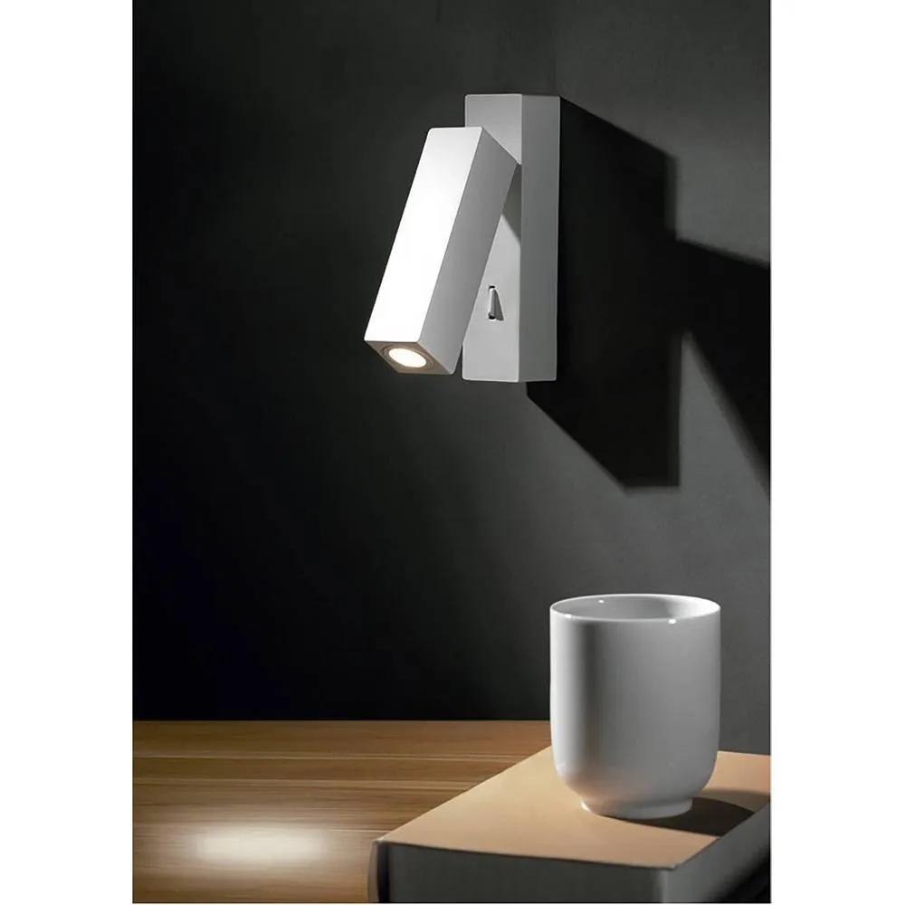 Netlighting LED Indoor Surface Mounted Wall Light Reading Lamp White 2