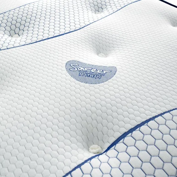 Sareer Open Coil Cool Blue Memory Foam Hybrid Mattress 3