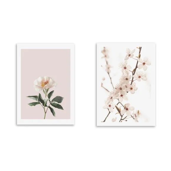 Set of 2 East End Prints Delicate Prints 2