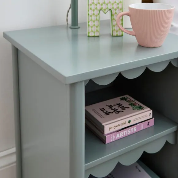 Remi Scalloped Adjustable Bedside Floor Lamp 3