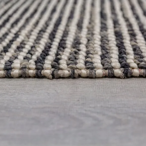 Nico Wool Woven Stripe Rug 4