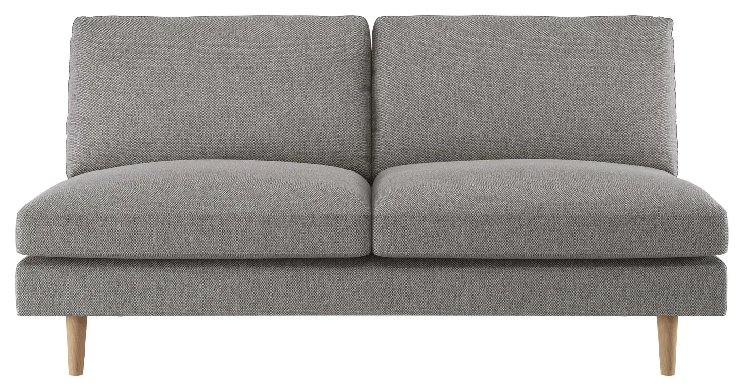 Habitat Teo 2 Seater Fabric Sofa - Grey