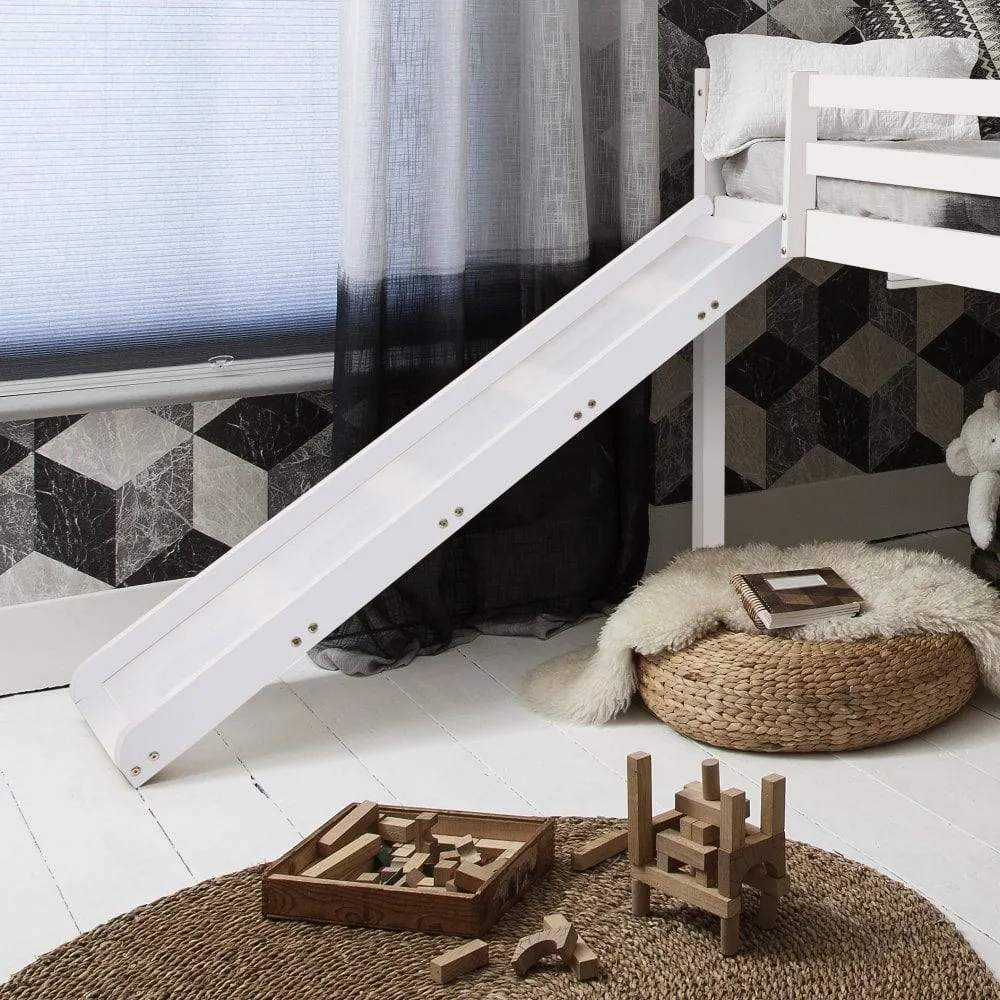 Nöa and Nani Moro Cabin Bed Midsleeper with Slide in White 3