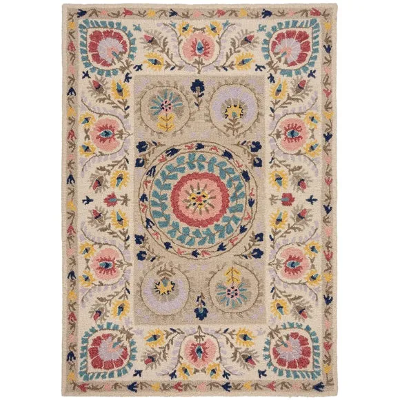 Hani Floral Wool Rug 5