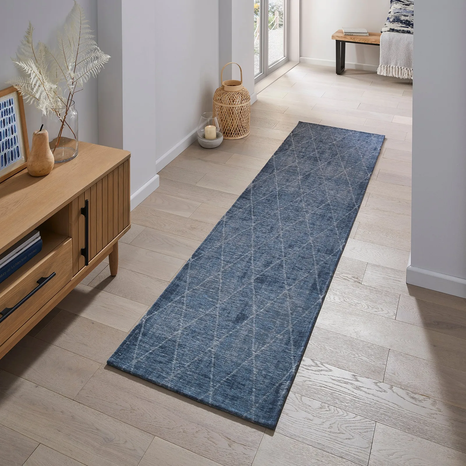 Sheer Diamond Runner 5a Sheer Diamond Denim Blue
