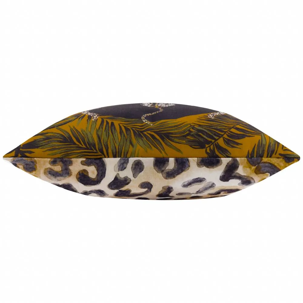Paoletti Leopardis Trio Printed Outdoor Cushion in Gold 4