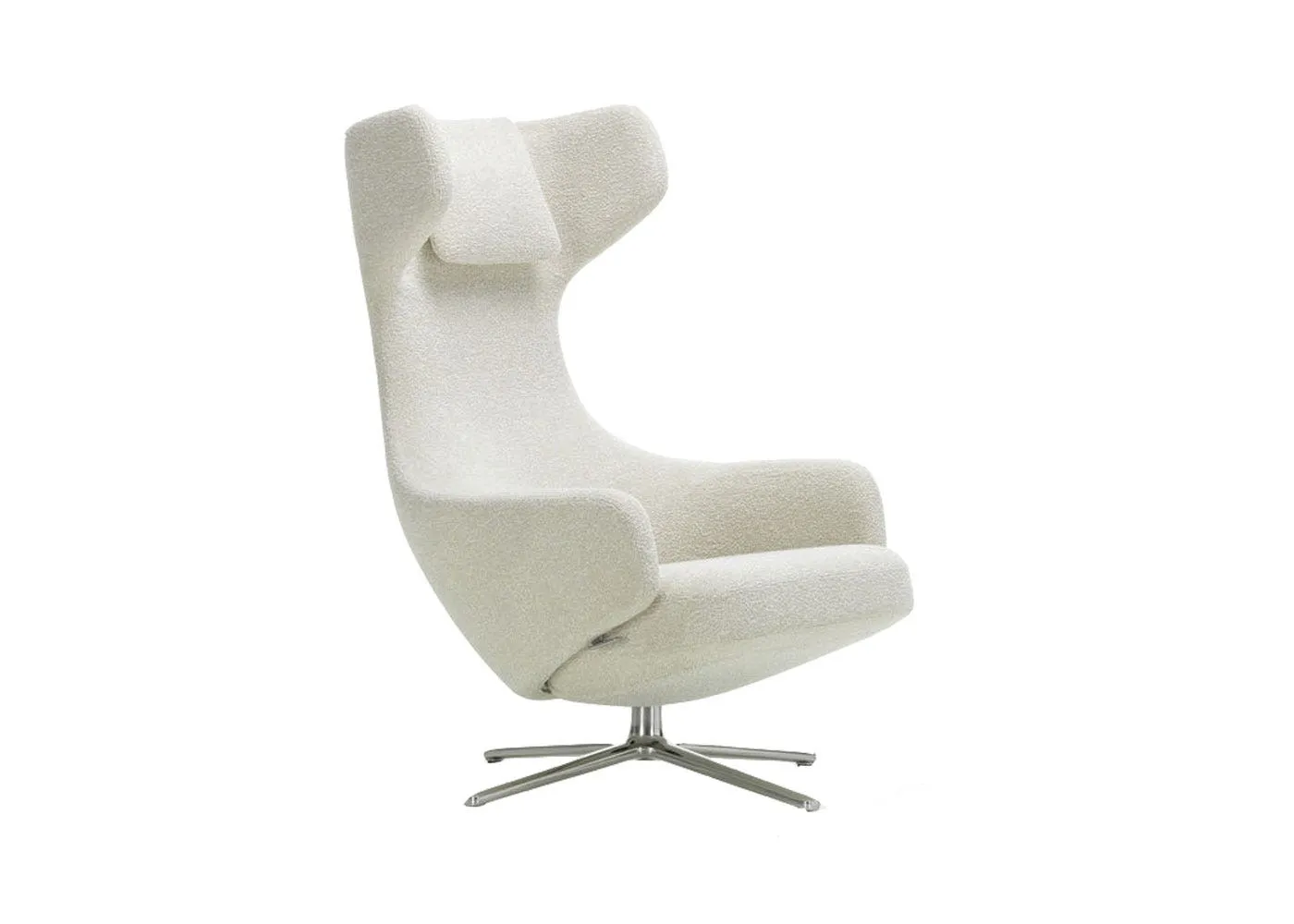 Vitra Grand Repos Lounge Chair Nubia 01 Ivory/Perle 1