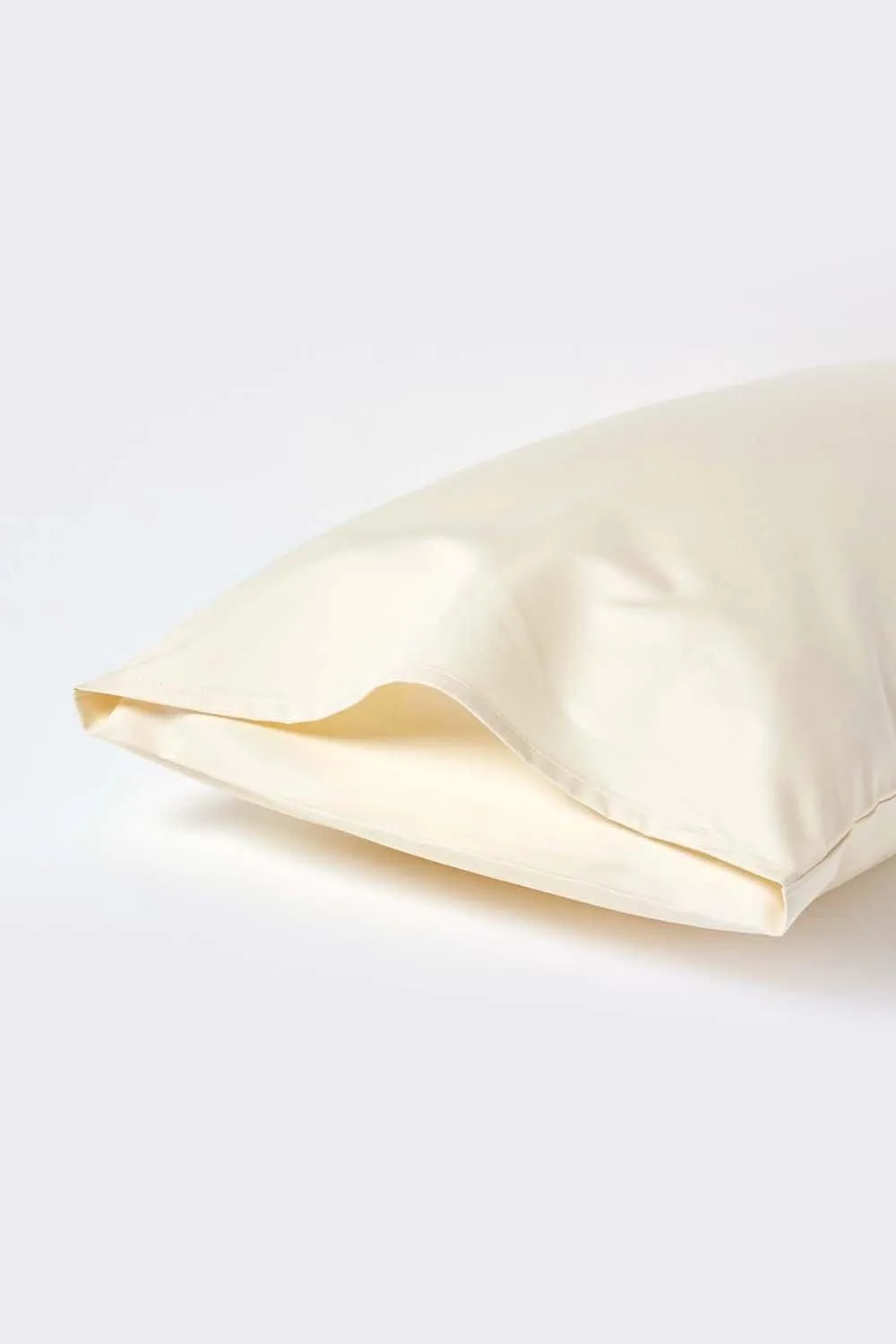 Homescapes Egyptian Cotton Housewife Pillowcase 1000 TC in Cream 3