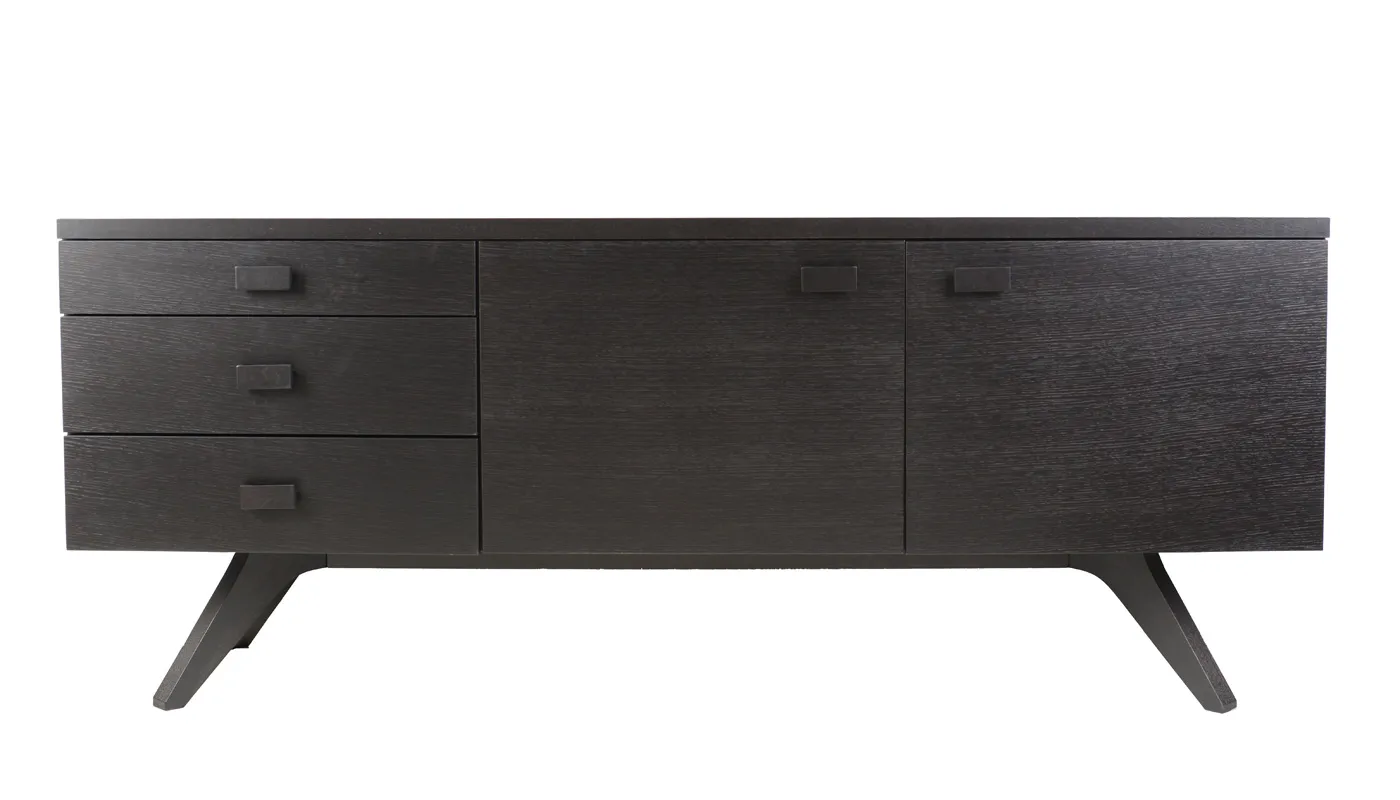 Case Cross Sideboard Black Stain 1