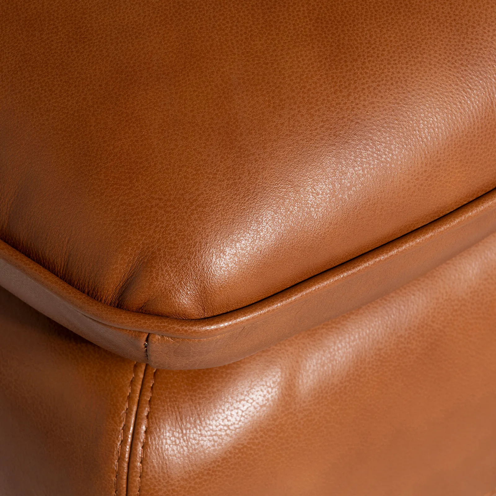 Pelle Rectangular Footstool A Leather | Barker & Stonehouse 3