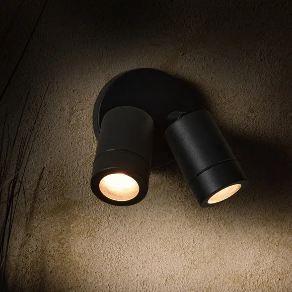 Brax Modern 2 Light Adjustable Wall Spotlight 2