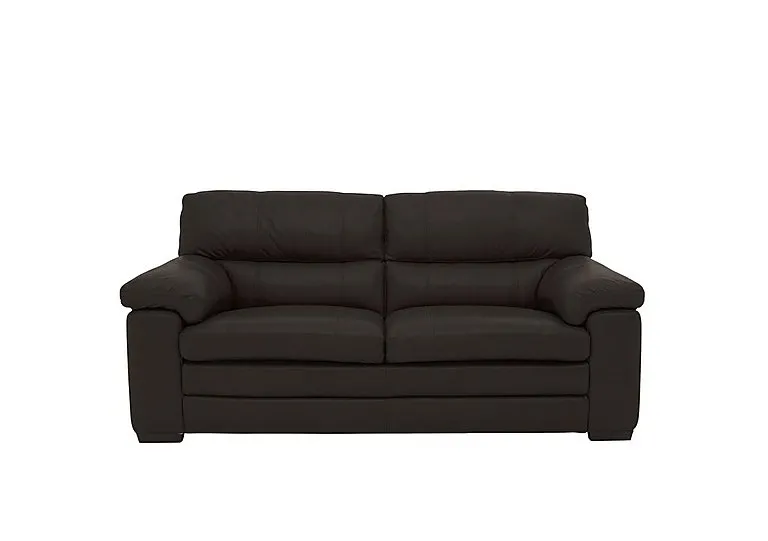 Cozee 2 Seater Pure Premium Leather Sofa - Dark Chocolate