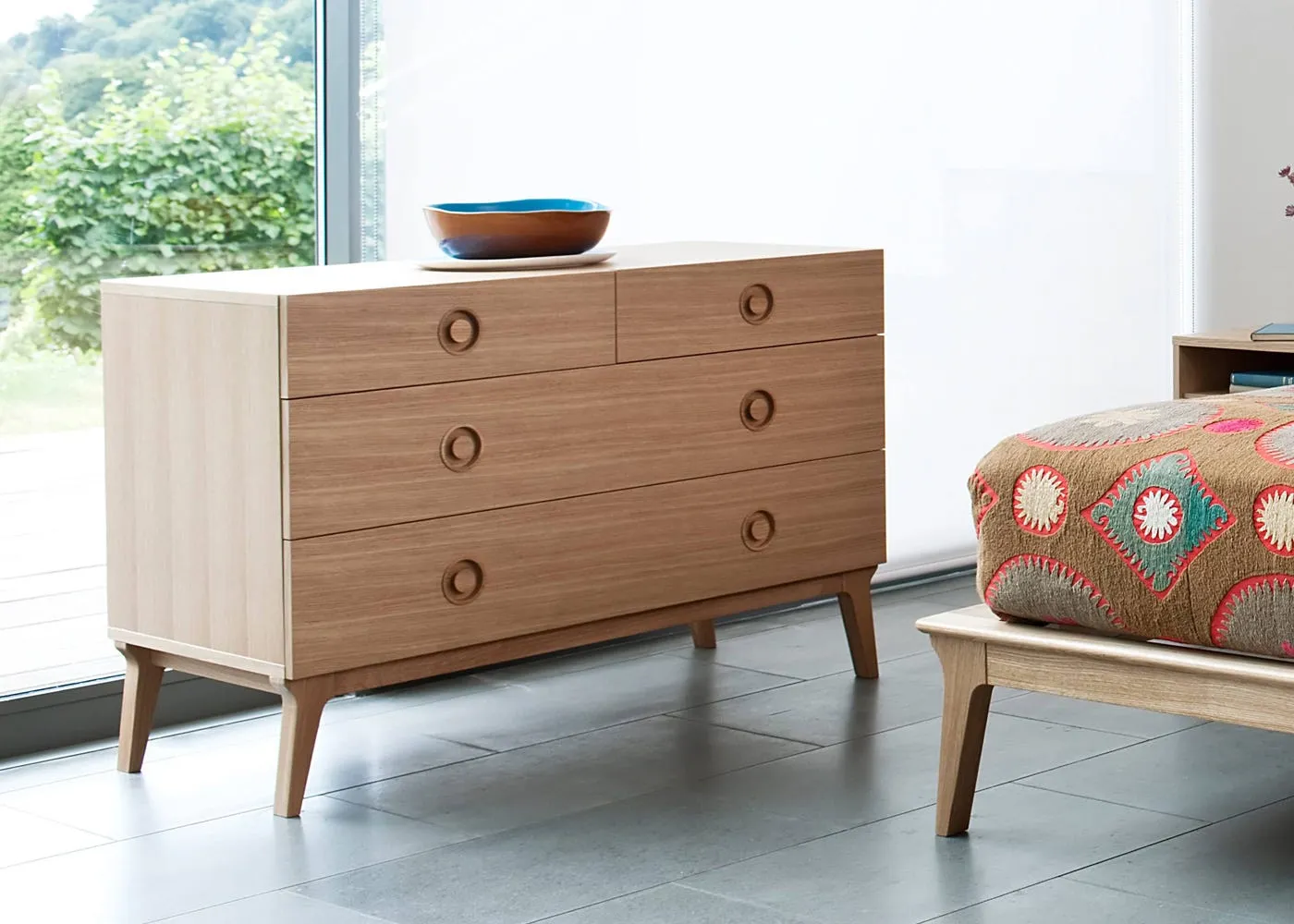 Case Valentine Chest of Drawers Oak 4