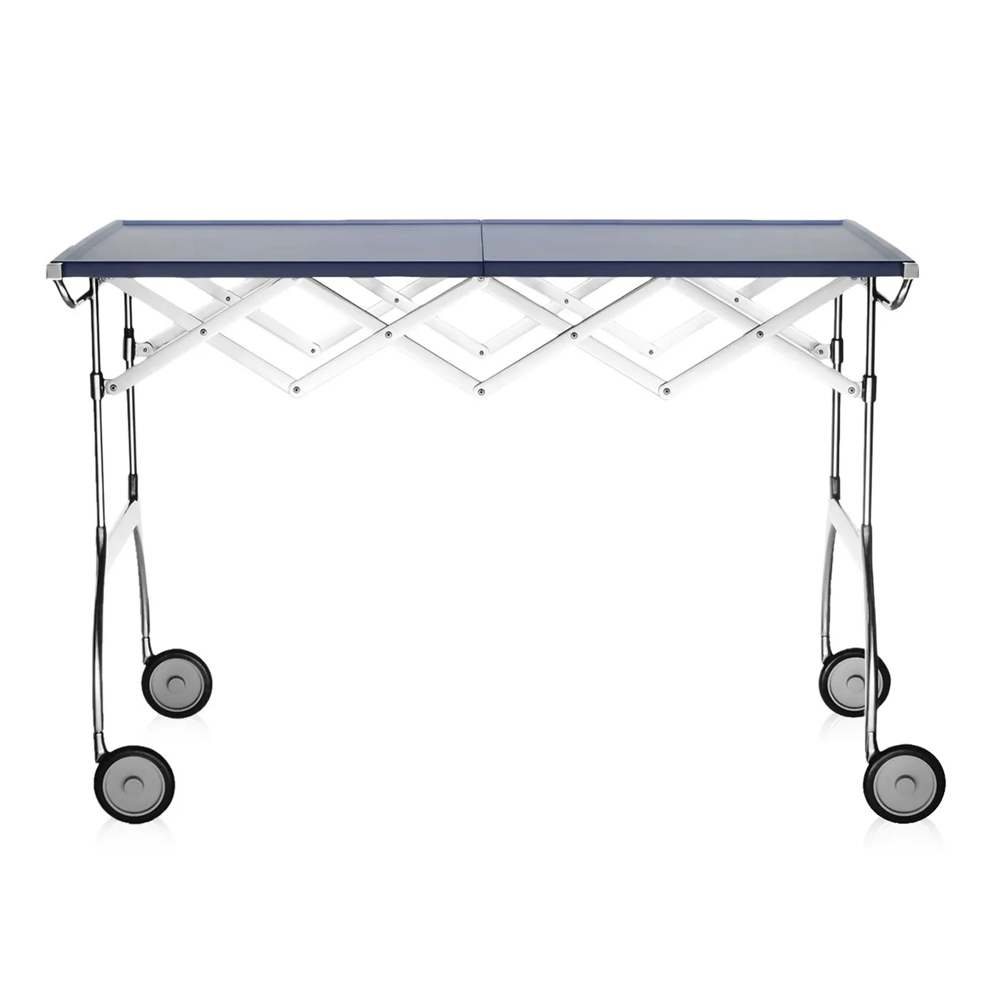Kartell Battista Folding Trolley Plum 1