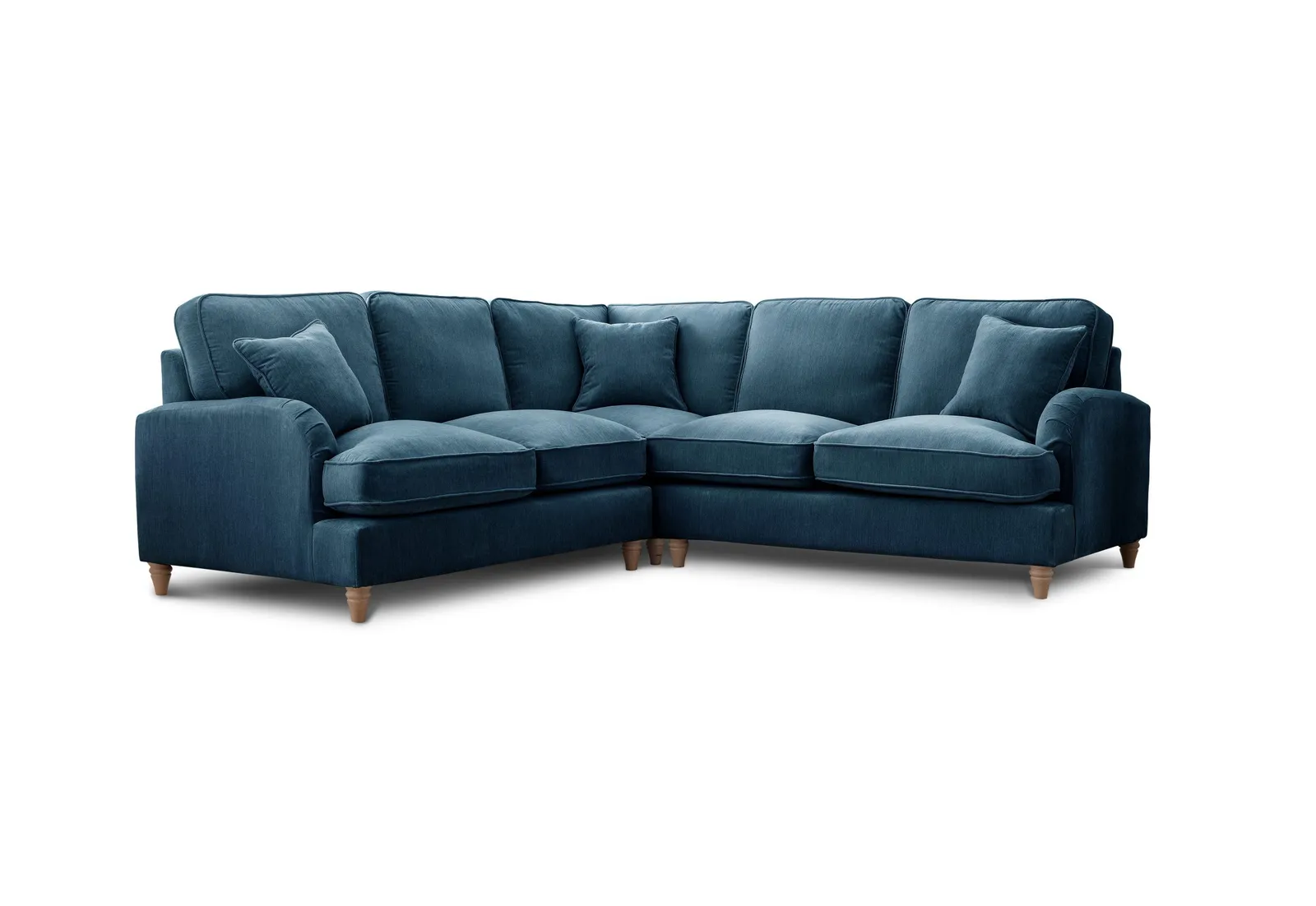 The Great Sofa Company Orla 2 Corner 2 Manhattan Ice (no cutout) in Navy 2