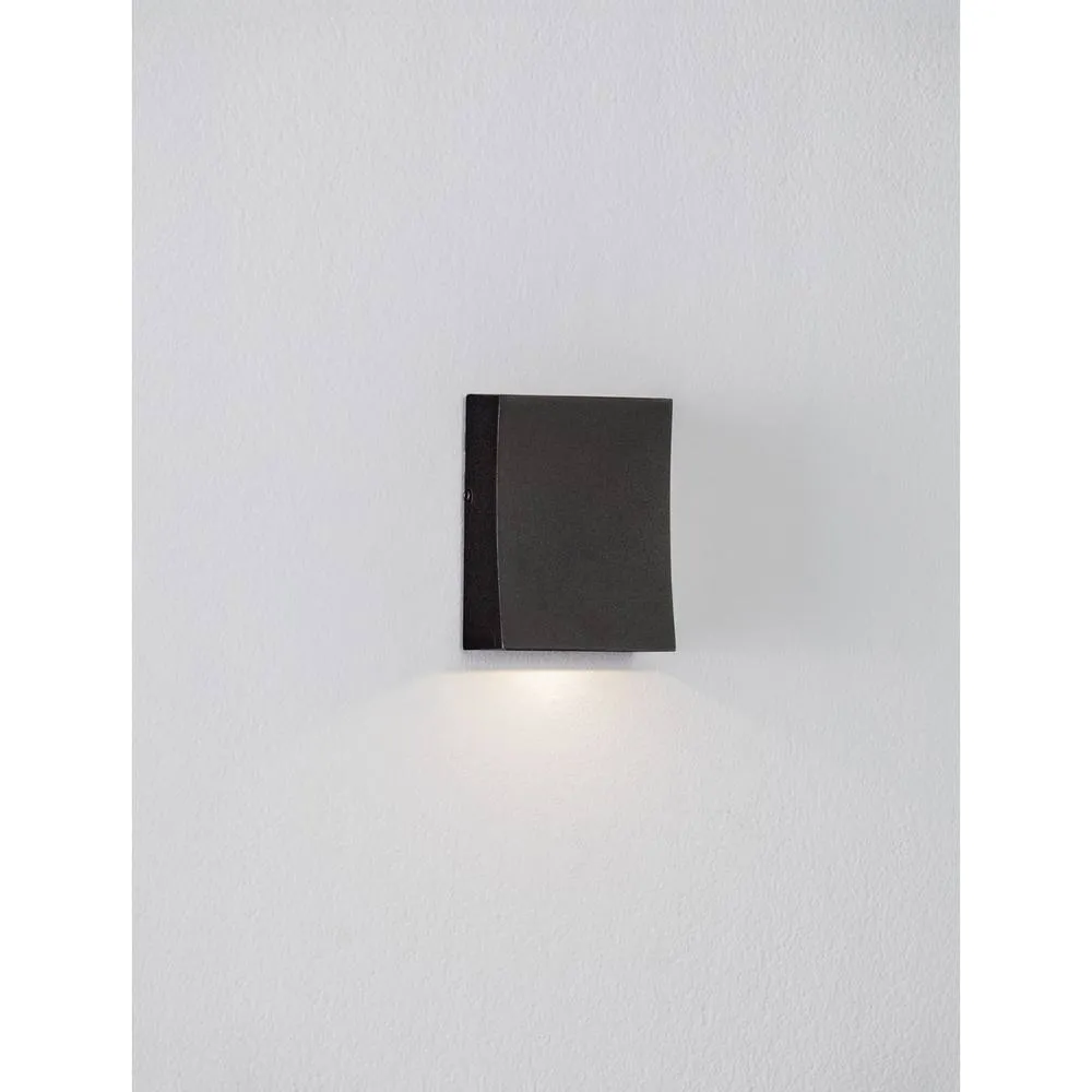 Netlighting Boxy Outdoor Wall Down Lamp Dark Anthracite LED 3W 157lm IP65 3000K in Grey 3