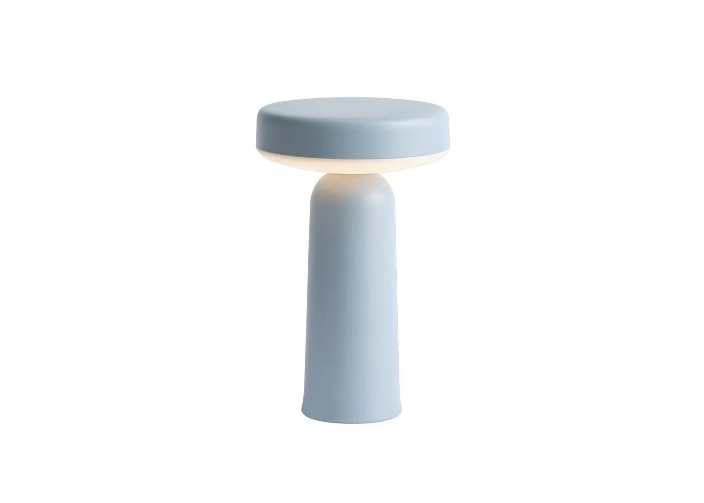 Muuto Ease LED Portable Table Lamp Light Blue 1