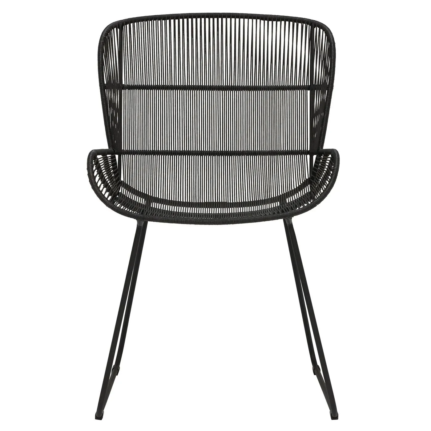 Butterfly Dining Armchair, Rope, Black | Barker & Stonehouse 4