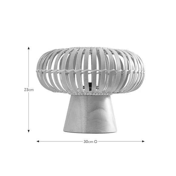 Abrielle Bamboo Table Lamp 5