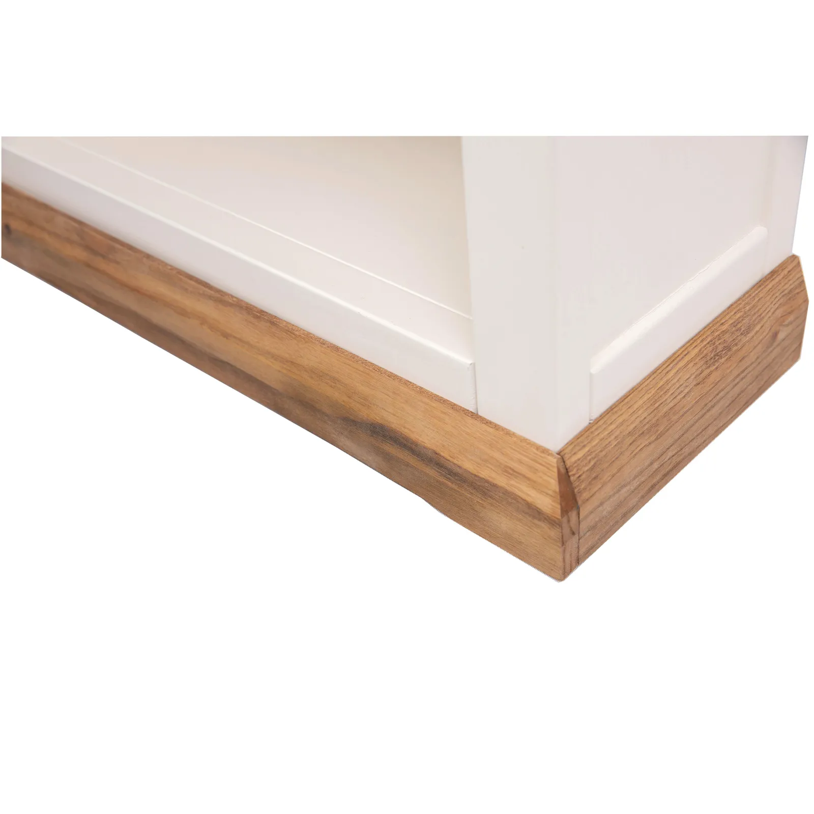 Cabinet Bits Bookcase with plinth 120x70x25cm in Off-White 6