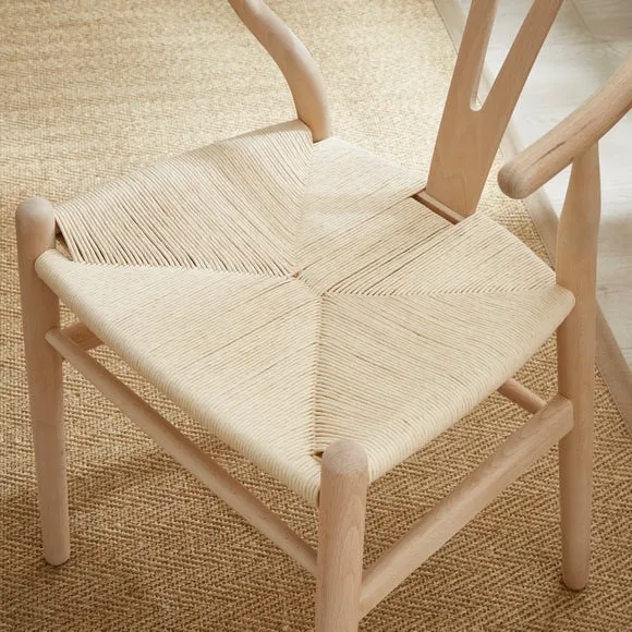 Lara Wishbone Dining Chair, Beech Wood 3