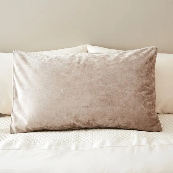 Crushed Velour Piped Pillowcase 1