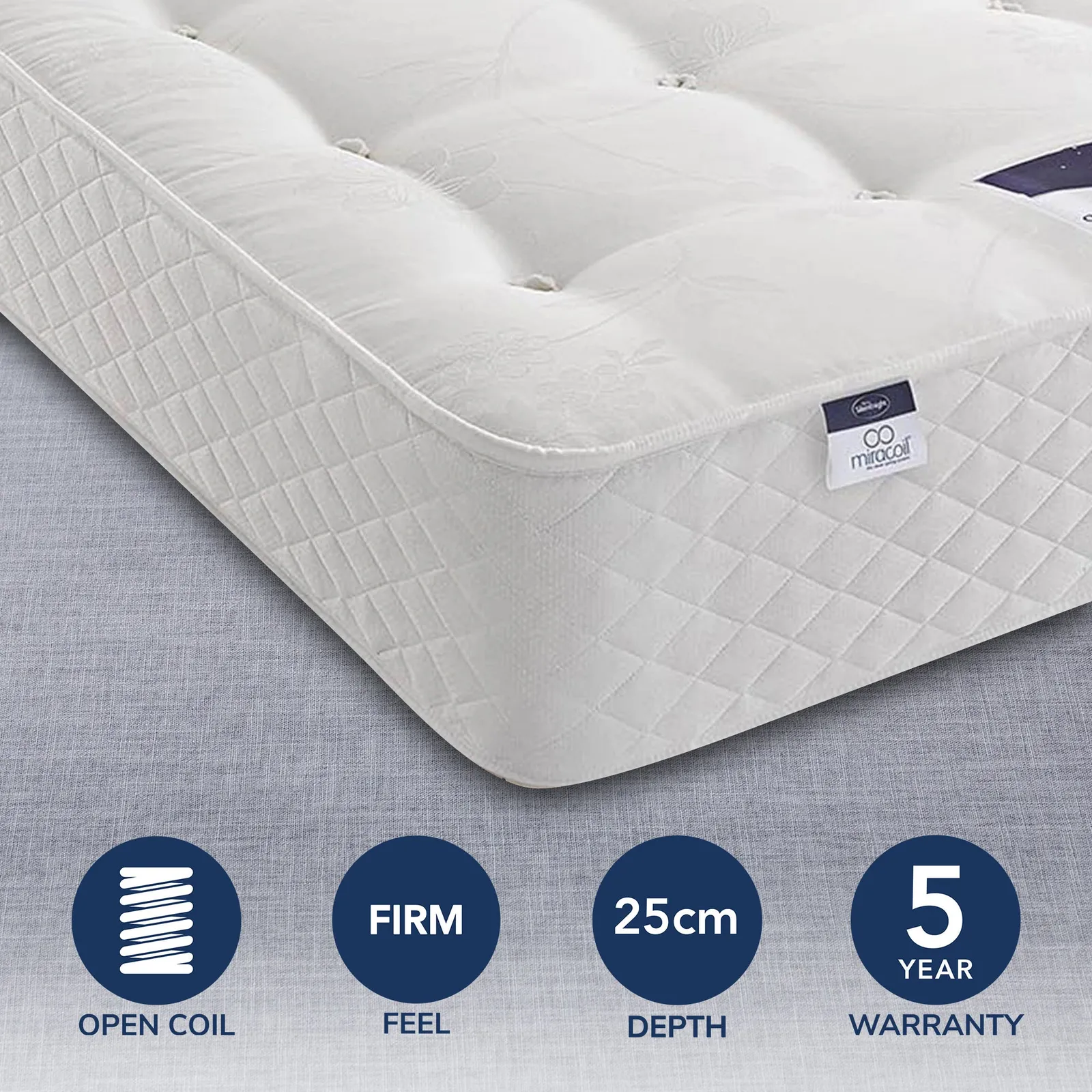 Silentnight Firm Miracoil Orthopaedic Mattress