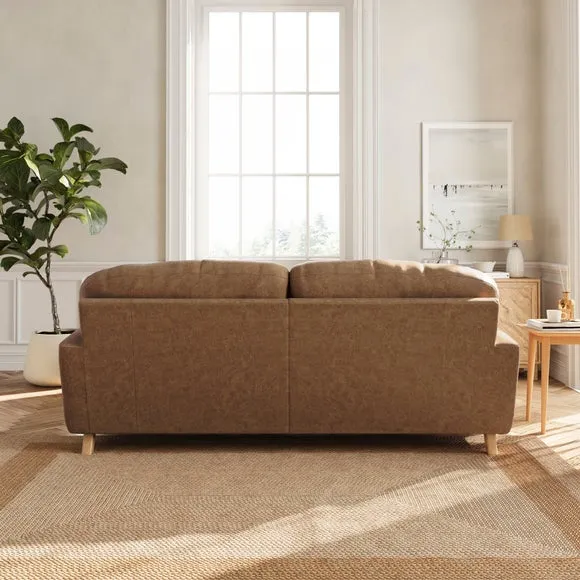 Martha Corner Chaise Arizona Faux Leather Sofa 4