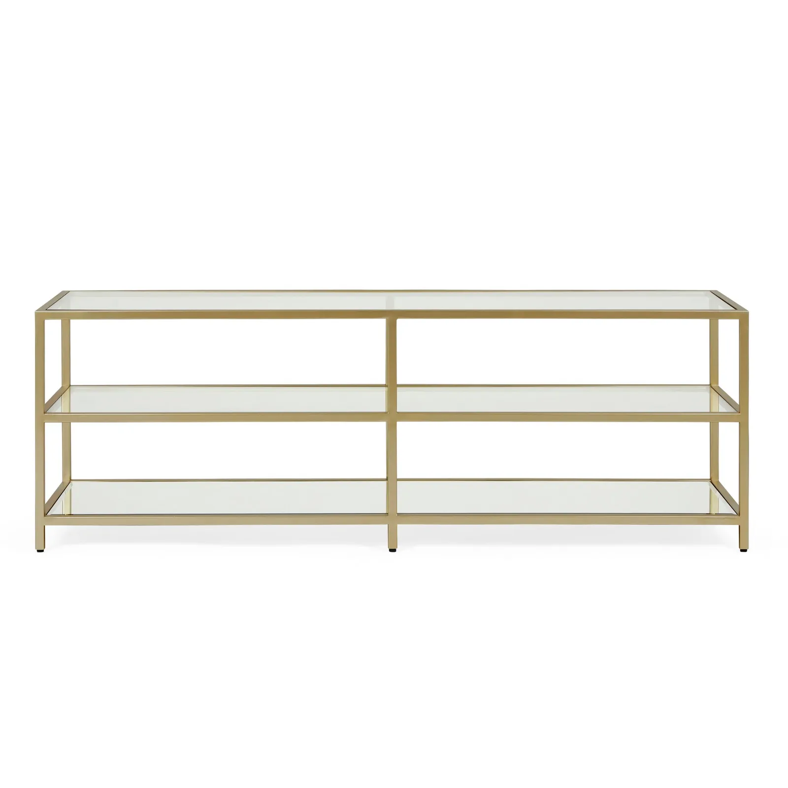 Claudia Gold Effect Wide TV Stand Gold