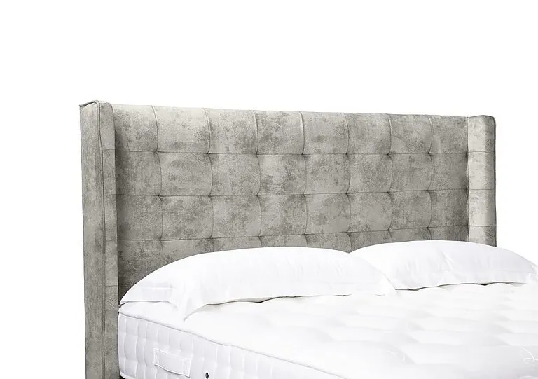 Artisan Collection Onyx High Floor Standing Headboard - Single - Daytona Stone